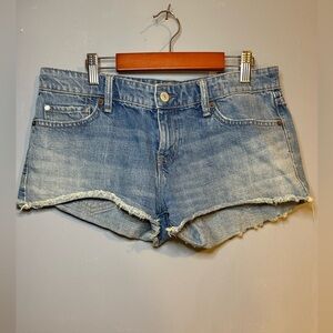 Ralph Lauren “Mini” Blue Jean Shorts Distressed Vintage Style, size 29
